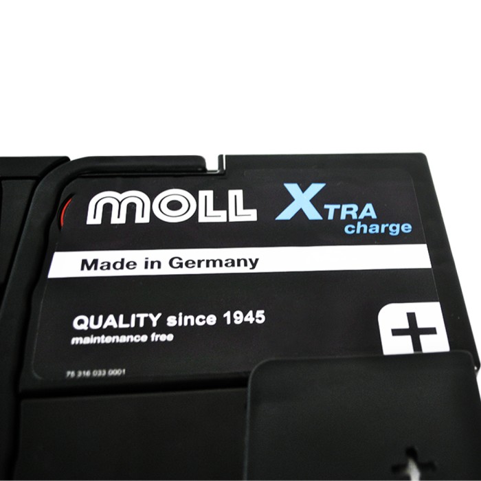 Автомобільний акумулятор MOLL X-Tra Charge (L3B) 74Ah 700A R+ (правий +)