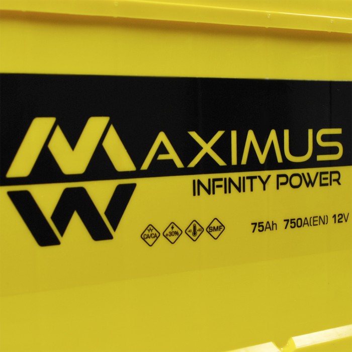 Автомобільний акумулятор MAXIMUS Asia smf (N50) 75Ah 750A L+