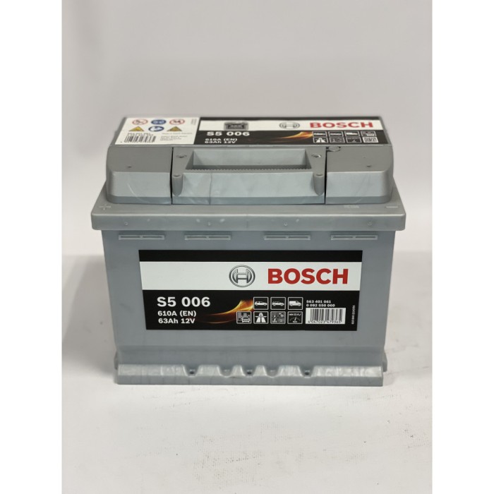 Автомобільний акумулятор BOSCH 63Ah 610A L+ (лівий +) L2 (S50 060)