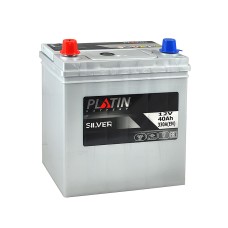Автомобільний акумулятор PLATIN Silver Asia 40Ah 330A L+ (лівий +) SMF