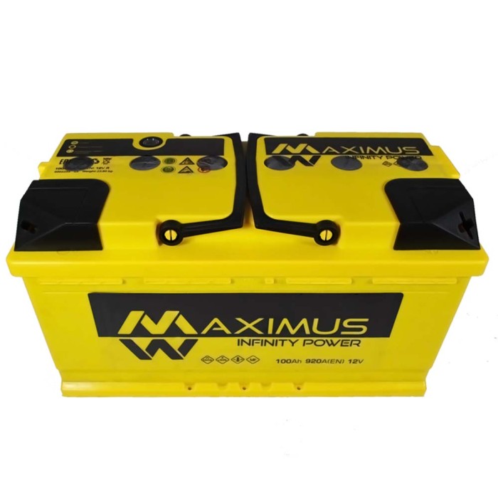 Автомобільний акумулятор MAXIMUS 100Ah 920A R+ (правий +) MF L5