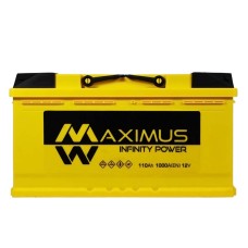 Автомобільний акумулятор MAXIMUS 110Ah 1000A R+ (правий +) MF L5