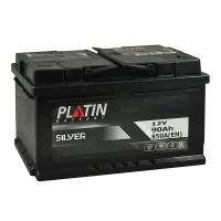Автомобільний акумулятор PLATIN Silver 90Ah 850A R+ (правий +) MF
