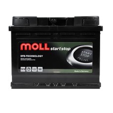 Автомобільний акумулятор MOLL EFB (L2) 60Ah 640A R+ (правий +)