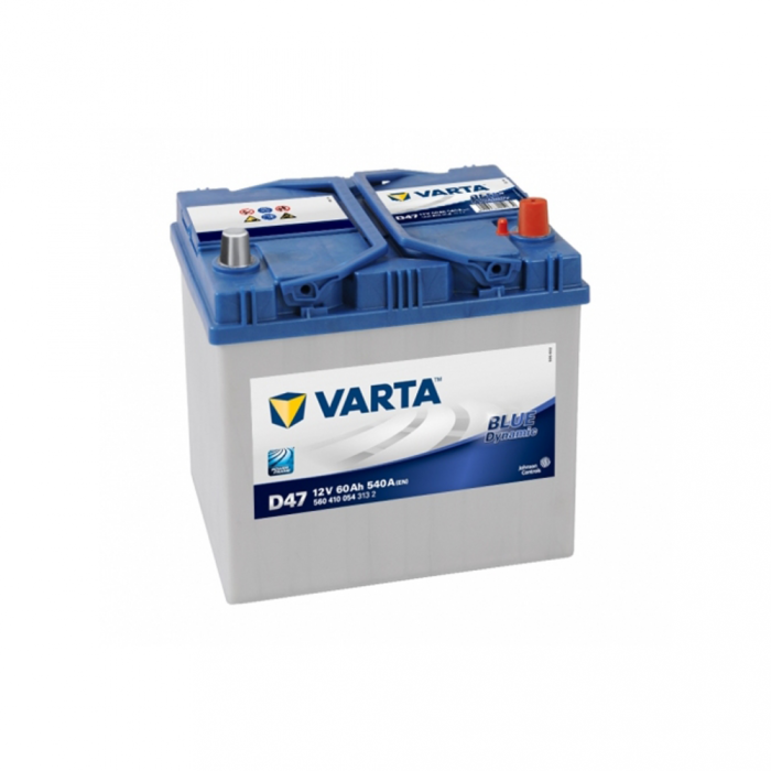 Автомобільний акумулятор VARTA Blue Dynamic Asia 60Ah 540A R+ (правий +) D47