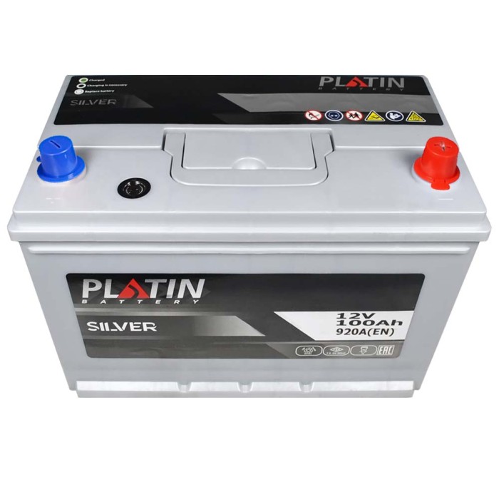 Автомобільний акумулятор PLATIN Silver Asia 100Ah 920A R+ (правий +) SMF