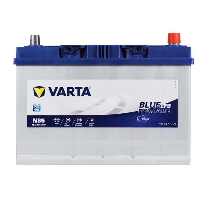 Автомобільний акумулятор VARTA Blue Dynamic EFB Asia 85Ah 800A R+ (правий +) N85