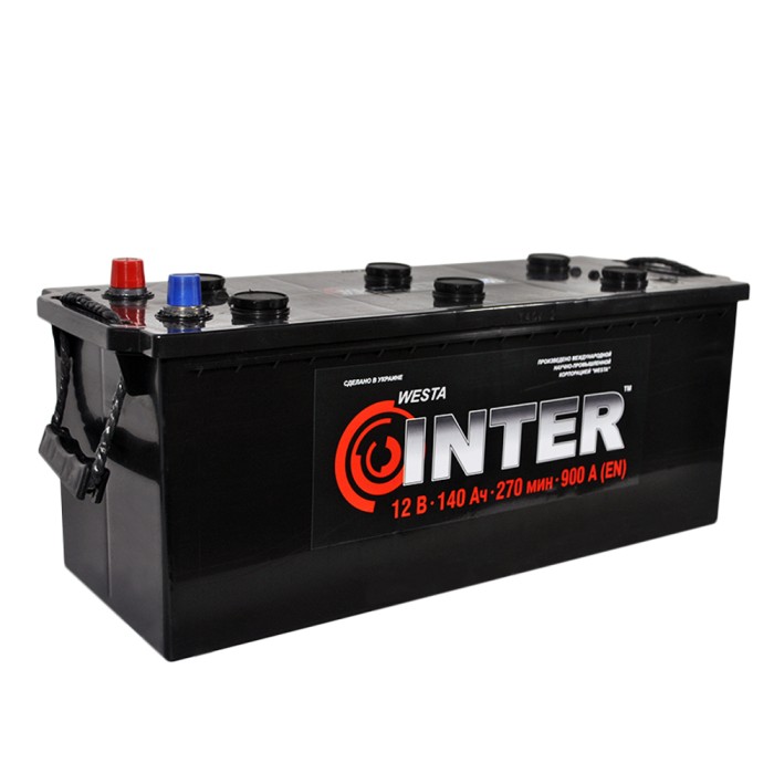 Автомобільний акумулятор INTER 140Ah 900A L+ (D4) (WESTA, Україна)