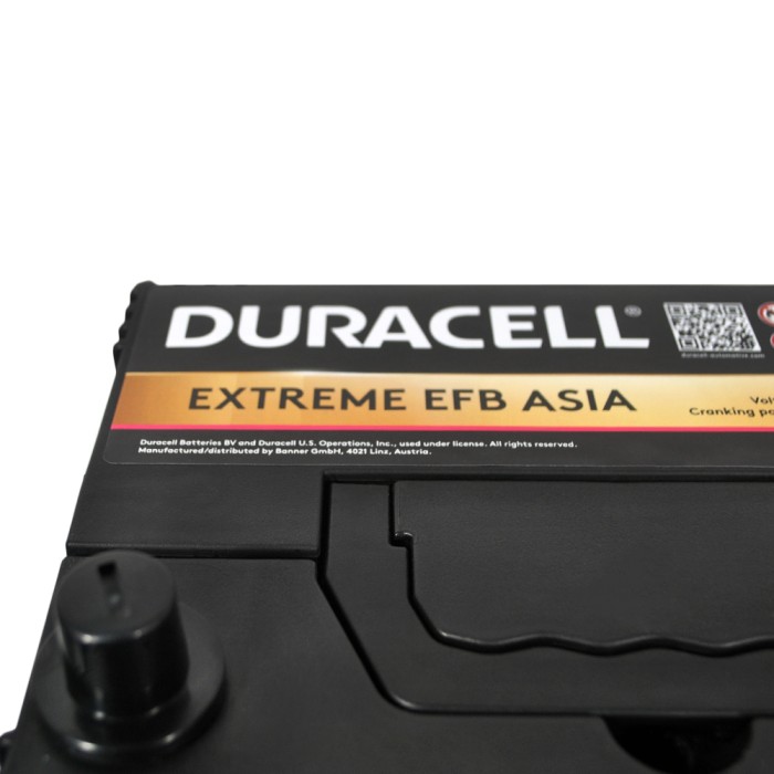 Автомобільний акумулятор DURACELL Extreme EFB Asia (D23) 65Ah 550A R+ (правий +)