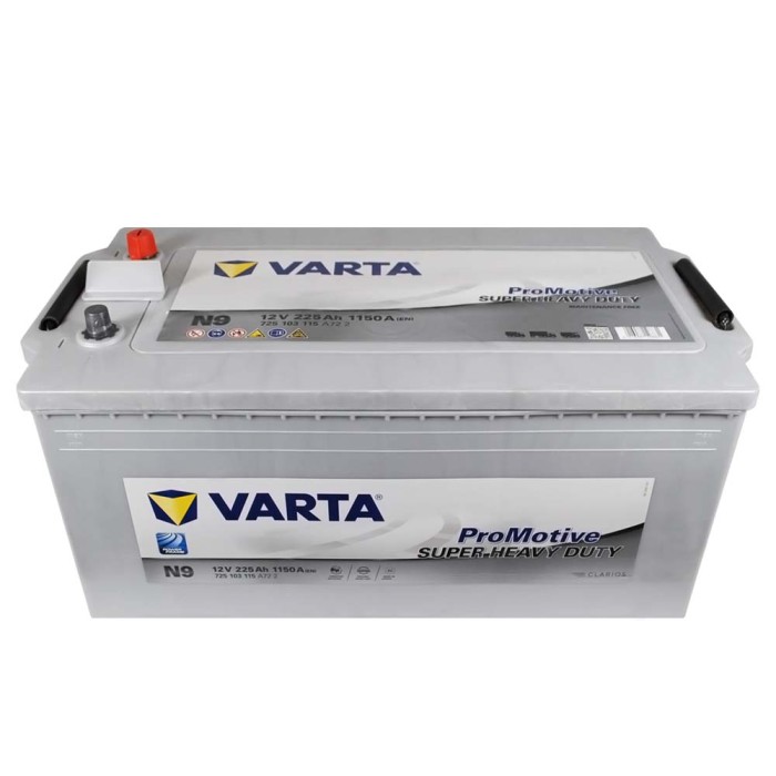 Автомобільний акумулятор VARTA Promotive Super Heavy Duty 225Аh 1150А L+ (лівий +) N9