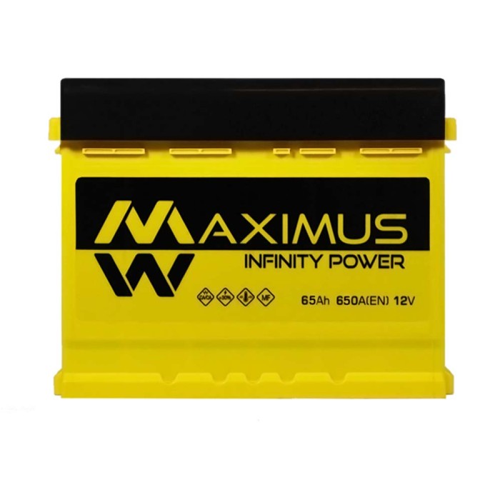 Автомобільний акумулятор MAXIMUS 65Ah 650A L+ (лівий +) MF L2