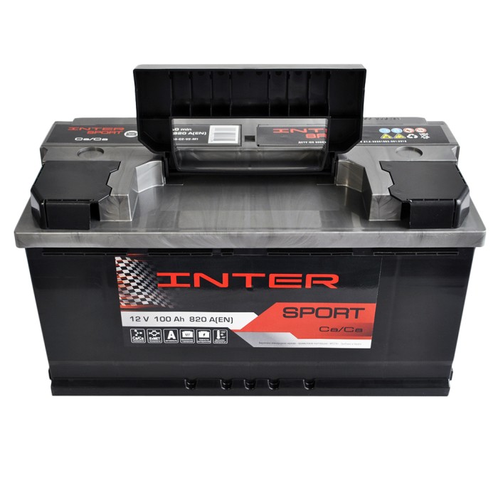 Автомобільний акумулятор INTER Sport 100Ah 820A R+ (L5) (WESTA)