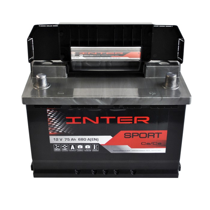 Автомобільний акумулятор INTER Sport 75Ah 680A R+ (L3) (WESTA)