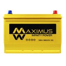 Автомобільний акумулятор MAXIMUS Asia smf (N70) 105Ah 940A R+