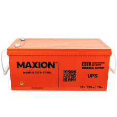 Акумулятор гелевий 12V 210Ah MAXION BP OT 210 - 12 GEL для інверторів та ДЖБ