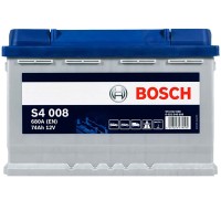Автомобільний акумулятор BOSCH 74Ah 680A R+ (правий +) S40 080