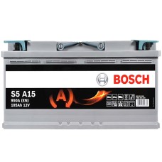 Автомобільний акумулятор BOSCH AGM 105Ah 950A R+ (правий +) L6 (S5A 150)