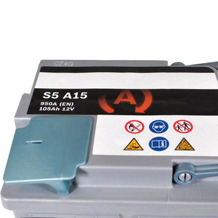 Автомобільний акумулятор BOSCH AGM 105Ah 950A R+ (правий +) L6 (S5A 150)
