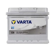 Автомобільний акумулятор VARTA Silver Dynamic 52Ah 520А R+ (правий +) C6