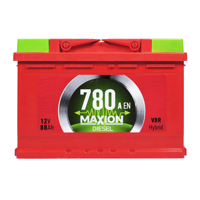 Автомобільний акумулятор MAXION Diesel 88Ah 780A R+ (правий +) MF L3