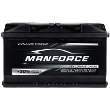 Автомобільний акумулятор MANFORСE 100Ah 870A R+ (правий +) MF L5