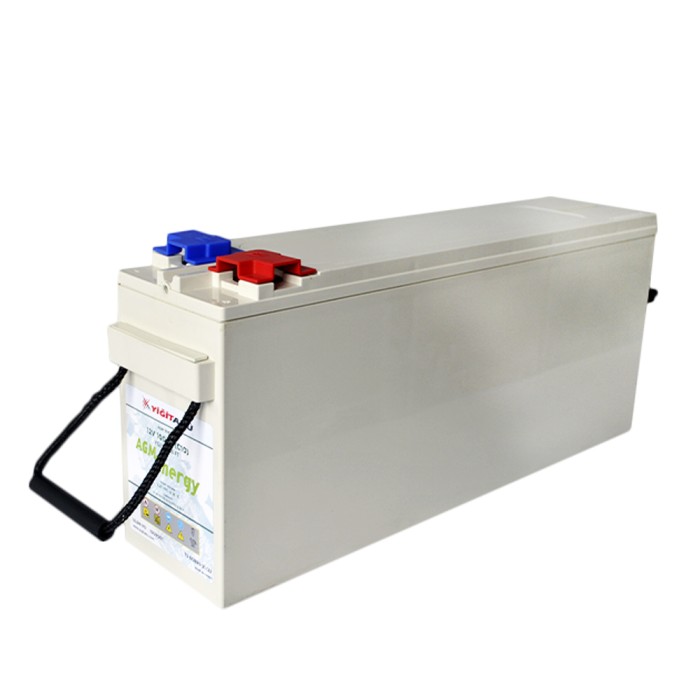 Промисловий акумулятор Yigit Aku AGM 100Ah 12V R+ (правий +)