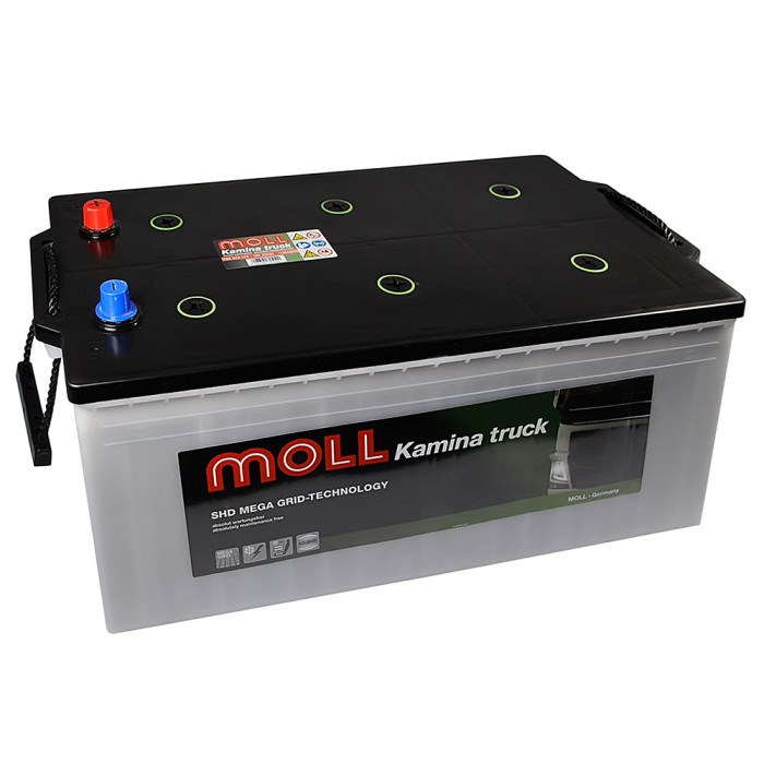Автомобільний акумулятор MOLL Truck SHD 225Ah 1150A L+ (Лівий +) (DIN C)
