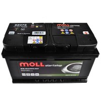 Автомобільний акумулятор MOLL EFB 75Ah 760A R+ (правий+) (Lb4)