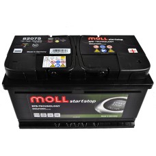 Автомобільний акумулятор MOLL EFB 75Ah 760A R+ (правий+) (Lb4)