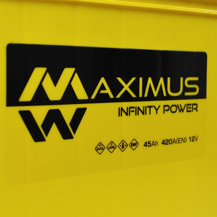 Автомобільний акумулятор MAXIMUS Asia smf (NS40) 45Ah 420A R+ т.к.
