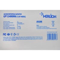 Промисловий акумулятор MERLION AGM 12V 40Ah R+ (правий +)