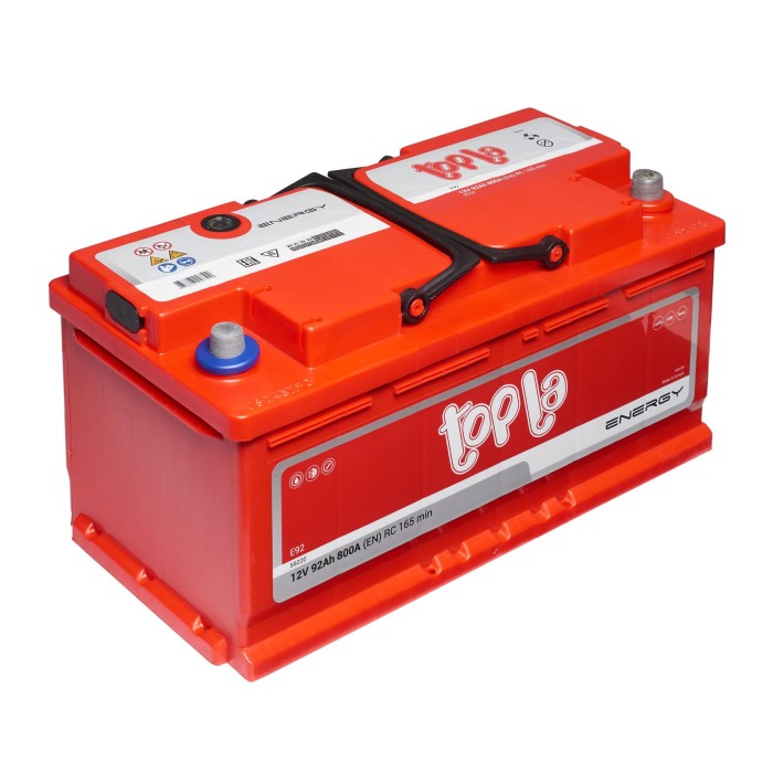 Авто акумулятор Topla Energy (L5B) 92Ah 800A R+ (правий +)