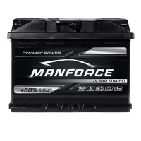 Автомобільний акумулятор MANFORСE 60Ah 570A L+ (лівий +) MF L2