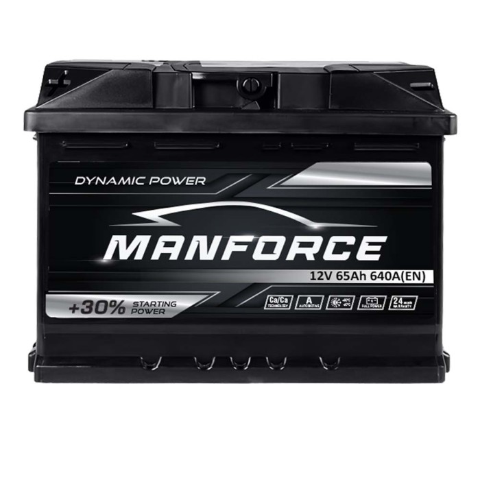 Автомобільний акумулятор MANFORСE 65Ah 640A L+ (лівий +) MF L2