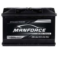 Автомобільний акумулятор MANFORСE 80Ah 780A R+ (правий +) MF L3