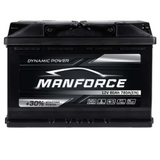Автомобільний акумулятор MANFORСE 80Ah 780A R+ (правий +) MF L3