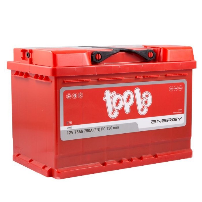 Авто акумулятор Topla Energy (L3) 75Ah 750A R+ (правий +)
