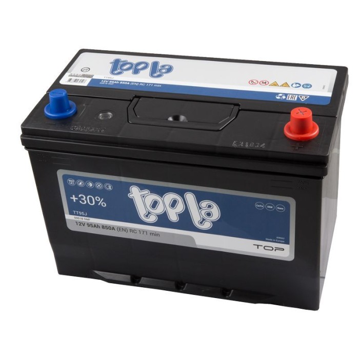 Авто акумулятор Topla TOP 95Ah 850A Japan R+ (правий+)