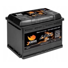 Автомобільний акумулятор Jenox 60Ah 630A R+ AGM (060 614M)