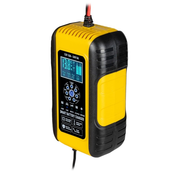 Зарядний пристрій для АКБ LogicPower 12V 10А/24V 5А LP 022