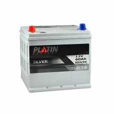 Автомобільний акумулятор PLATIN Silver Asia 60Ah 600A L+ (левый +) SMF