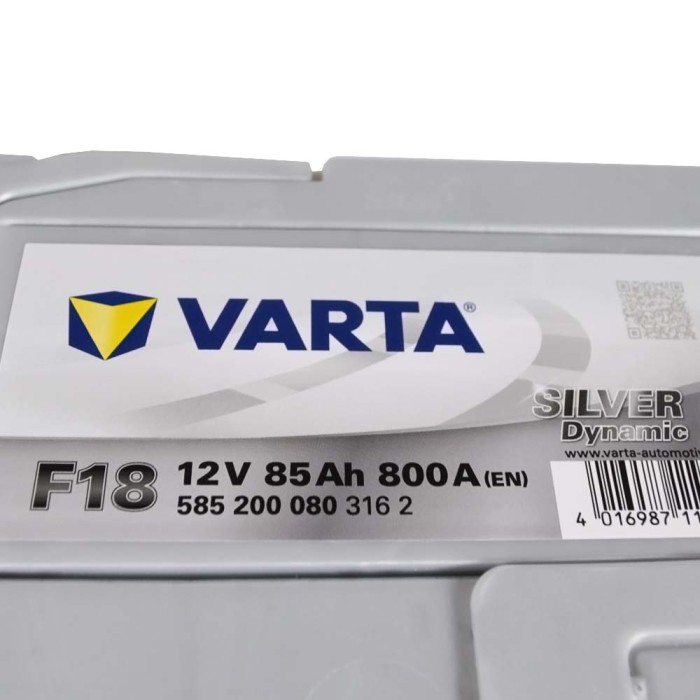 Автомобільний акумулятор VARTA Silver Dynamic 85Ah 800A R+ (правий +) 585200080 SD (F18)