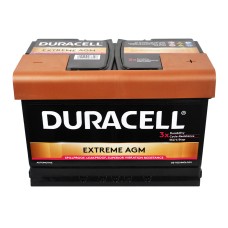 Автомобільний акумулятор DURACELL Extreme AGM (L3) 70Ah 720A R+ (правий +)