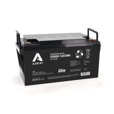 Акумулятор AGM 12V 65Ah Azbist ASAGM-12650M6 для інверторів та ДЖБ