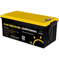 Акумулятор GoKwt LiFePO4 25,6V/120AH (3072W*h), з дисплеєм (літій-залізо-фосфатний акумулятор для ДБЖ (UPS))