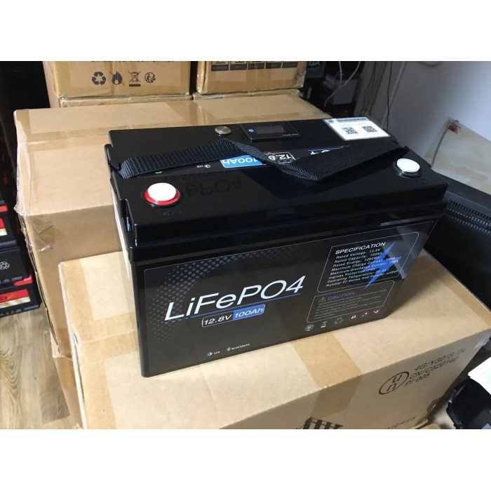 Акумулятор Challenger LiFePO4 12V/100AH (1280W*h) LF12-100,Smart BMS, Bluetooth (для будинку, котла, сонячних батарей)