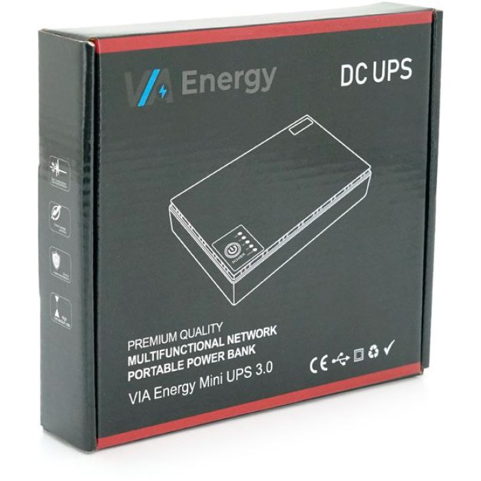 Джерело безперебійного живлення для WI-FI роутера VIA Energy Mini UPS 3.0 24В 1А
