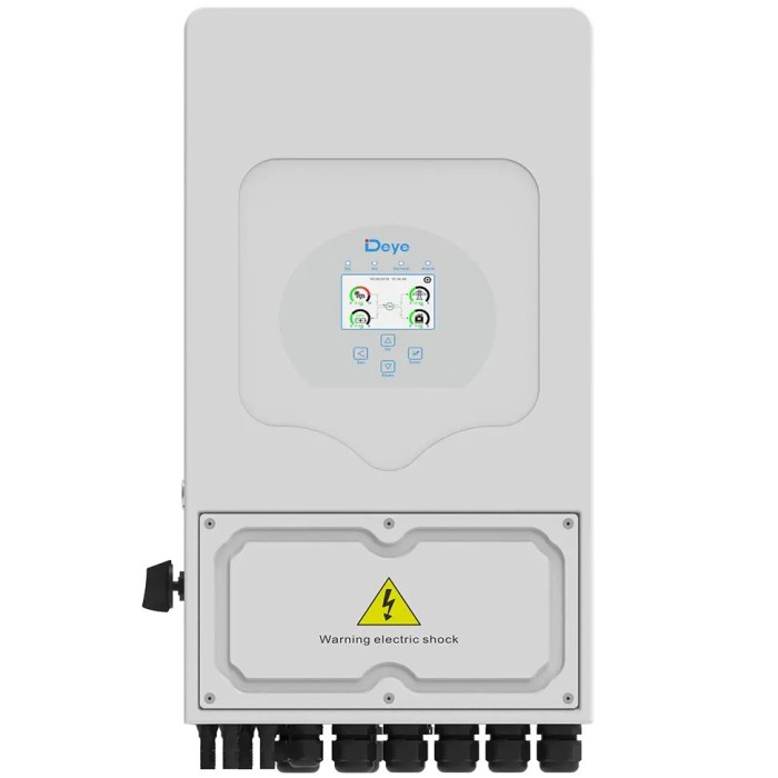 Гібридний інвертор Deye 8кВт, SUN-8K-SG05LP1-EU-AM2-PLUS (1 фаза, 2 МРРТ, LV)