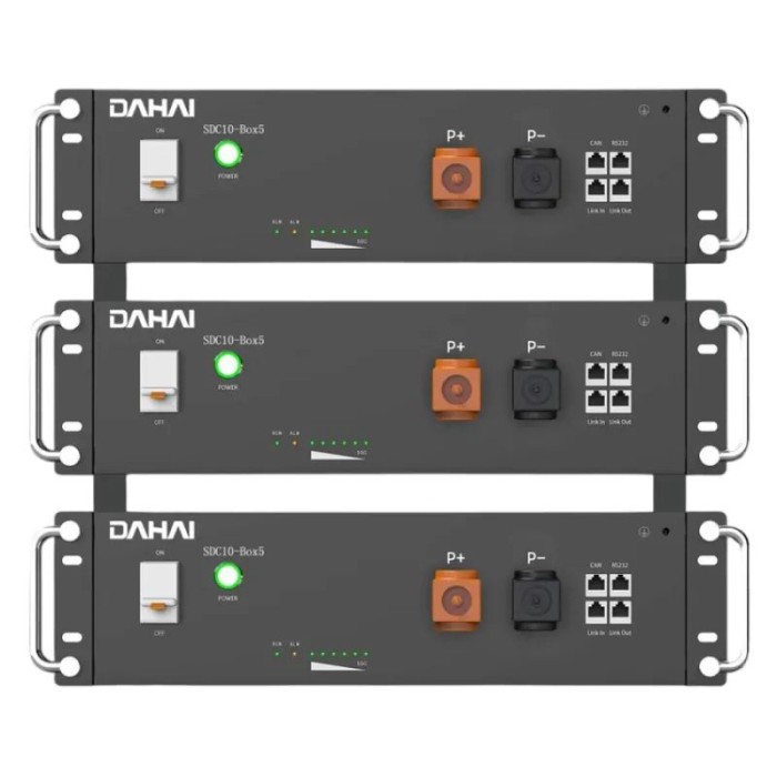 Акумулятор Dahai 51.2V 100Ah, SDC10-BOX5, 5.12kWh LiFePo4 (літій-залізо-фосфатний)