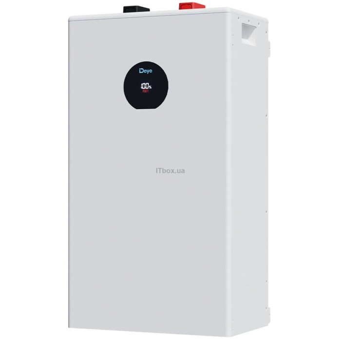 Акумулятор Deye 16кВт, SE-F16-С LiFePO4 51,2V/314AH, 16076W*h, (Bluetooth, CAN, RS485, Wi-Fi)